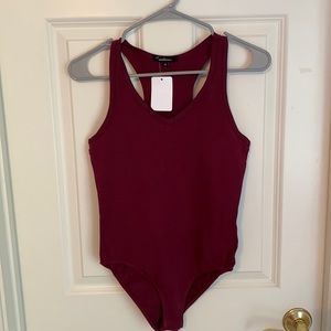 Maroon bodysuit